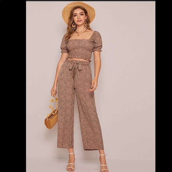 SHEIN Tops - Shein Dalmatian Print Set